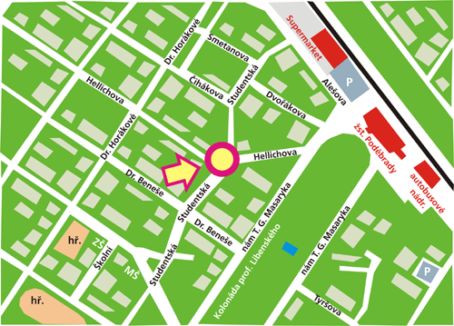 mapa bytových jednotek Malvazinky
